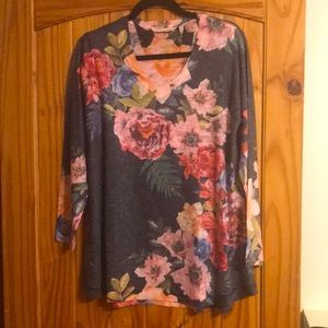Soft Surroundings floral print tunic